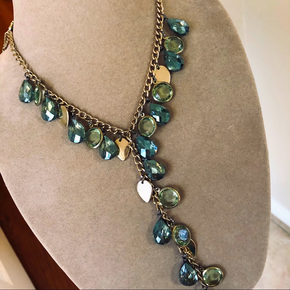 Simply Vera Wang Crystal Y Necklace